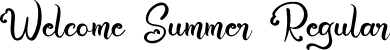 Welcome Summer Regular font - Welcome Summer.otf