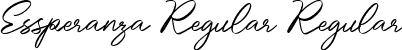 Essperanza Regular Regular font - EssperanzaRegular-p7DLD.ttf