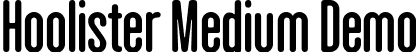 Hoolister Medium Demo font - ckhans-fonts-hoolister-medium-demo.otf