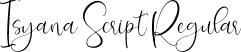 Isyana Script Regular font - Isyana Script.otf