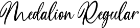 Medalion Regular font - medalion-jej59.ttf