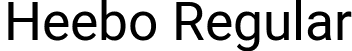 Heebo Regular font - Heebo-Regular.ttf