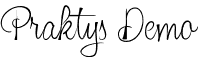 Praktys Demo font - Praktys Demo.otf