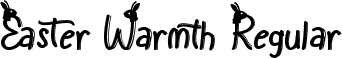 Easter Warmth Regular font - Easter Warmth ttf.ttf