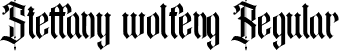 Steffany wolfeng Regular font - SteffanyWolfengRegular-YzJWo.ttf