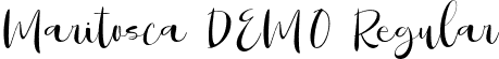 Maritosca DEMO Regular font - Maritosca.otf