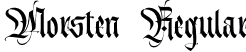 Morsten Regular font - morsten.otf