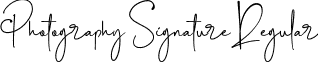 Photography Signature Regular font - photographysignature-rpype.ttf