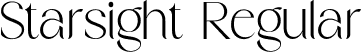 Starsight Regular font - Starsight.ttf