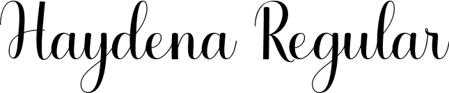 Haydena Regular font - Haydena.otf