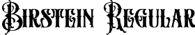 Birstein Regular font - Birstein.otf