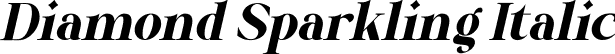 Diamond Sparkling Italic font - Diamond Sparkling Italic.otf