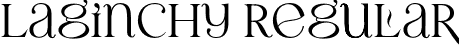 Laginchy Regular font - Laginchy-MVJ4x.otf