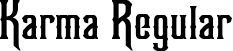 Karma Regular font - Karma-Regular.otf