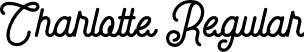 Charlotte Regular font - Charlotte.ttf