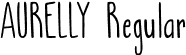 AURELLY Regular font - AURELLY.otf