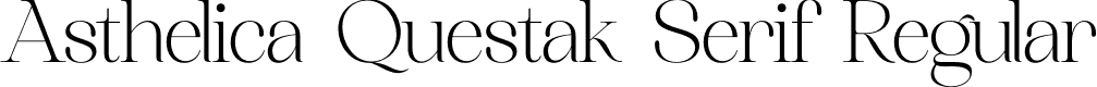 Asthelica Questak Serif Regular font - Asthelica-Questak-Serif.otf