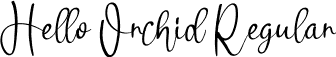 Hello Orchid Regular font - Hello Orchid.otf