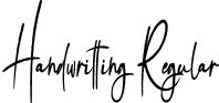 Handwritting Regular font - Handwritting.otf