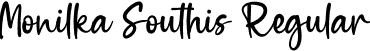 Monilka Southis Regular font - Monilka Southis.otf