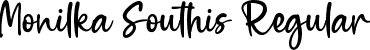 Monilka Southis Regular font - Monilka Southis.ttf