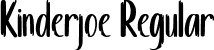 Kinderjoe Regular font - Kinderjoe.ttf