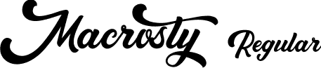 Macrosty Regular font - Macrosty-8MgyJ.ttf