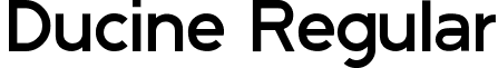 Ducine Regular font - Ducine.ttf