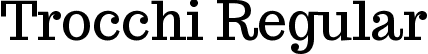 Trocchi Regular font - Trocchi.ttf