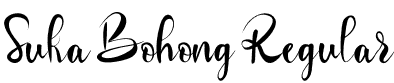 Suka Bohong Regular font - Suka Bohong.otf