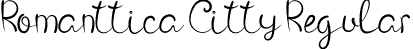 Romanttica Citty Regular font - Romanttica Citty.otf