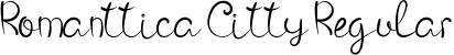 Romanttica Citty Regular font - Romanttica Citty.ttf