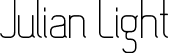 Julian Light font - Julian-Light.otf