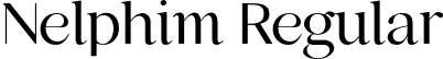 Nelphim Regular font - Nephilm.otf