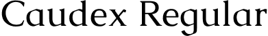 Caudex Regular font - Caudex-Regular.ttf