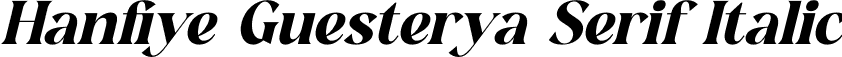 Hanfiye Guesterya Serif Italic font - Hanfiye-Guesterya-Serif-Italic.otf