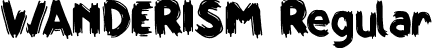 WANDERISM Regular font - WANDERISM.ttf