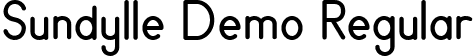 Sundylle Demo Regular font - Sundylle-font-demo.ttf