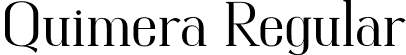 Quimera Regular font - Quimera.otf