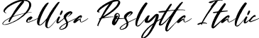 Dellisa Roslytta Italic font - Dellisa Roslytta Italic.otf