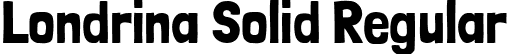 Londrina Solid Regular font - LondrinaSolid-Regular.ttf