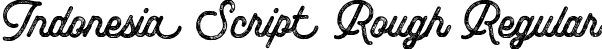 Indonesia Script Rough Regular font - Indonesiascriptrough-lgLPy.ttf