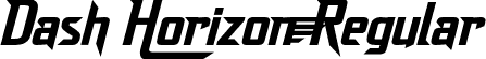 Dash Horizon Regular font - Dash-Horizon-Demo.otf