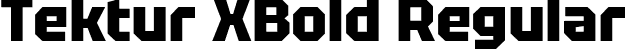 Tektur XBold Regular font - Tektur-ExtraBold.ttf