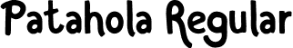 Patahola Regular font - Patahola-Regular.otf