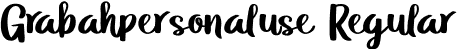 Grabahpersonaluse Regular font - Grabahpersonaluse.otf