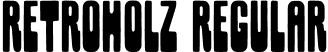 Retroholz Regular font - retroholz.otf