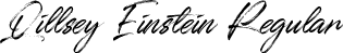 Qillsey Einstein Regular font - qillseyeinstein.otf