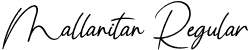 Mallanitan Regular font - Mallanitan.otf