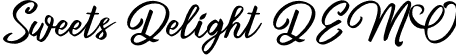 Sweets Delight DEMO font - SweetsDelight-DEMO.otf